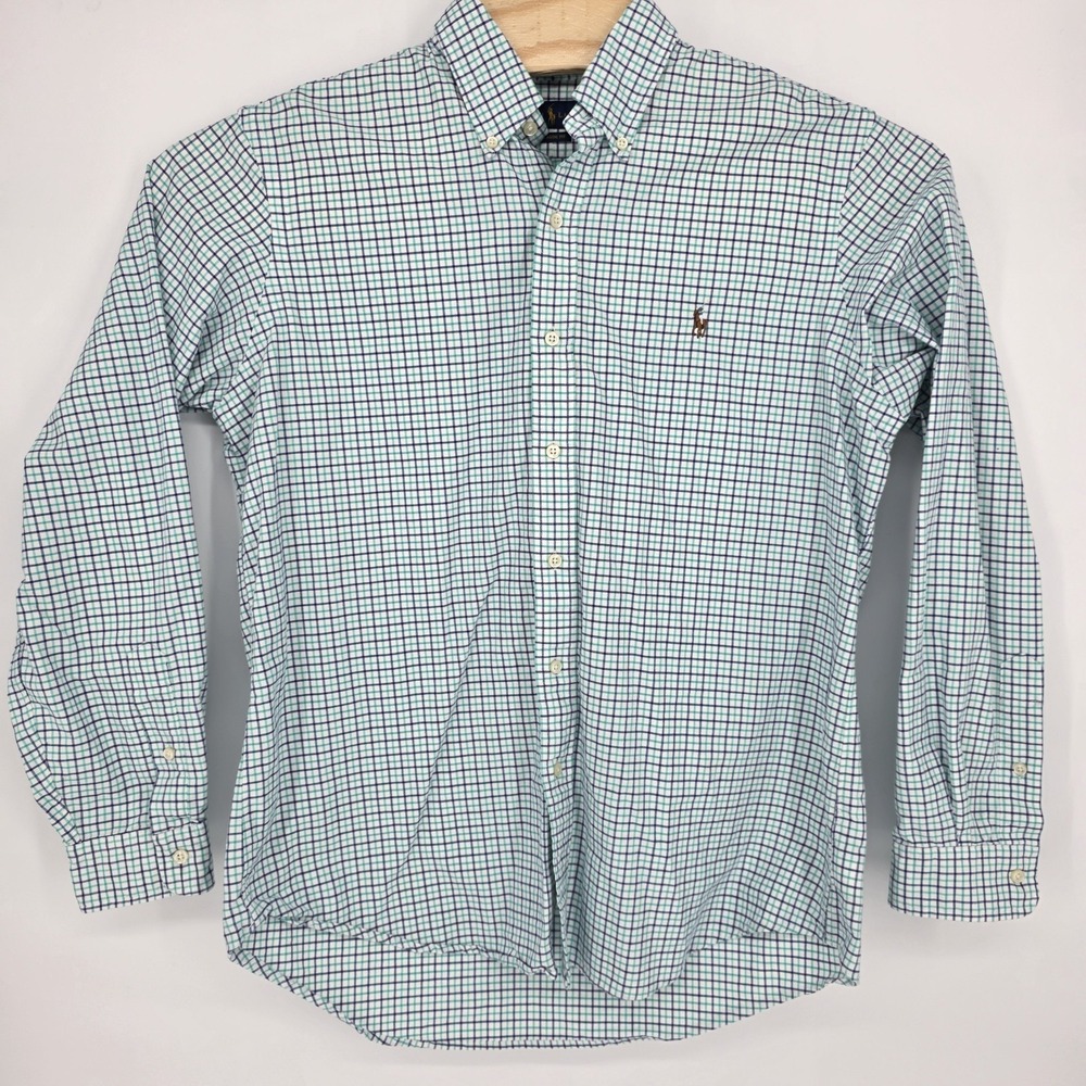 Ralph Lauren Shirt Classic Fit Men's Large Button Down Flesh Pony Preppy Casual